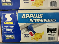 APPUI INTERMEDIAIRE 120MM 50/BTE VENDU A L'UNITÉ